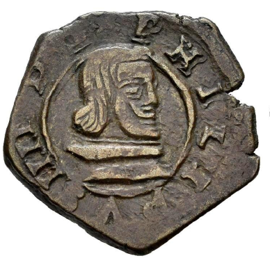 Felipe IV (1621-1665). 8 maravedís. 1661. Cuenca.