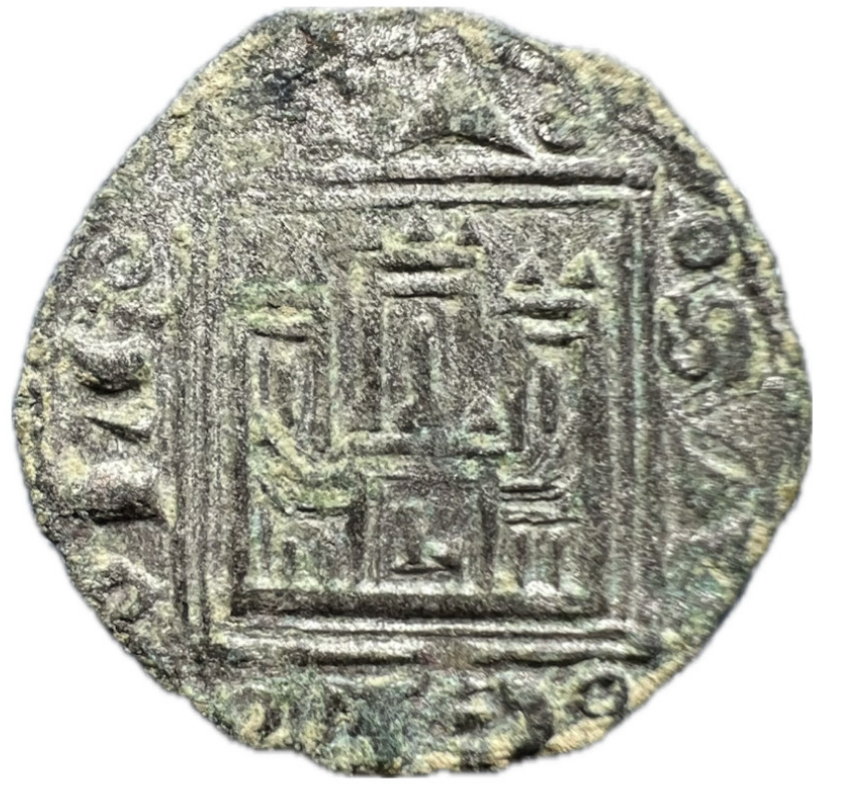 ALFONSO X (1252-1284). Óbolo. Burgos.