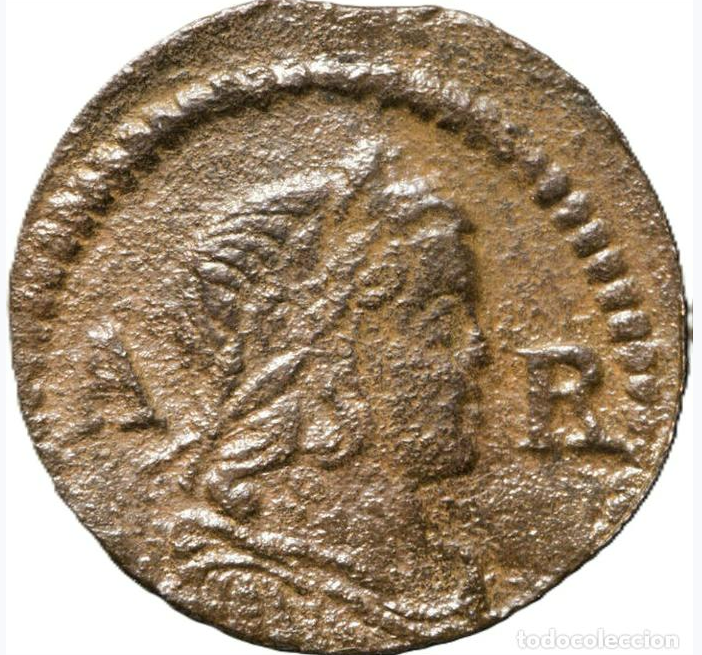 GUERRA DEL SEGADORS. 1646. Busto de Luis XIV. Ceca de Barcelona. Ardite.