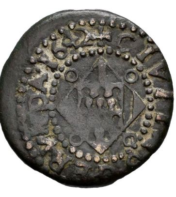 Seiseno. 1642. Gerona.  Busto de Luis XIII. MBC-