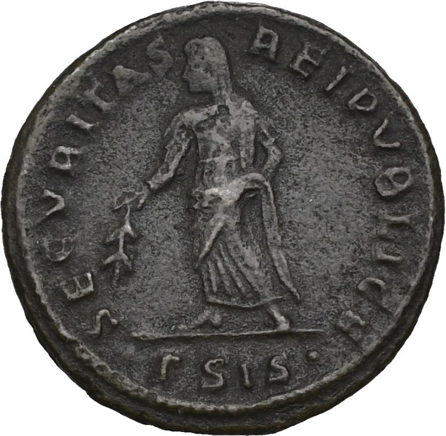 Helena, nummus, Siscia, 3ª officina, 326-327. RIC 204