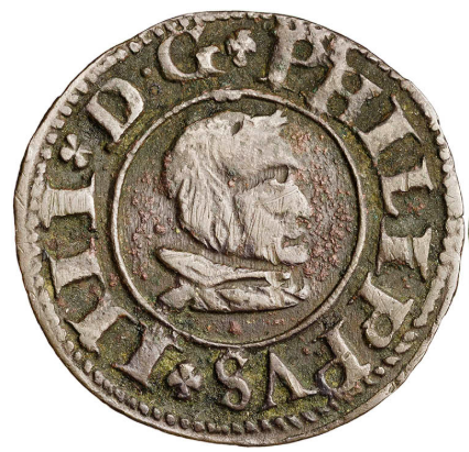 1661. Felipe IV. Segovia. S. 8 maravedís. Escasa. MBC