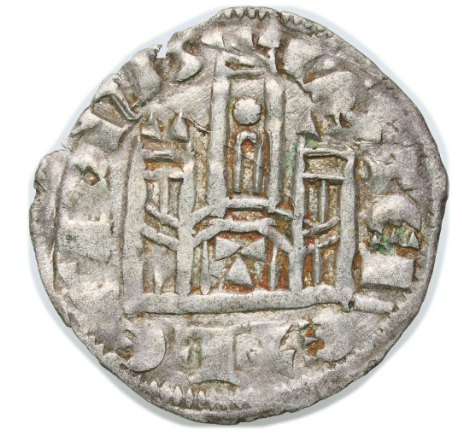 ALFONSO XI "El Justiciero" (1333-1350). Dinero "Cornado"