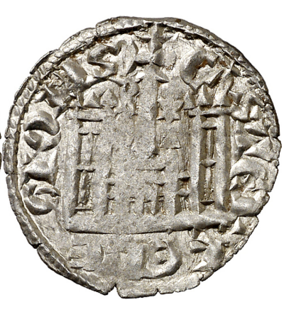 SANCHO IV (1284-1295). Burgos. Cornado. Vellón muy rico. EBC+