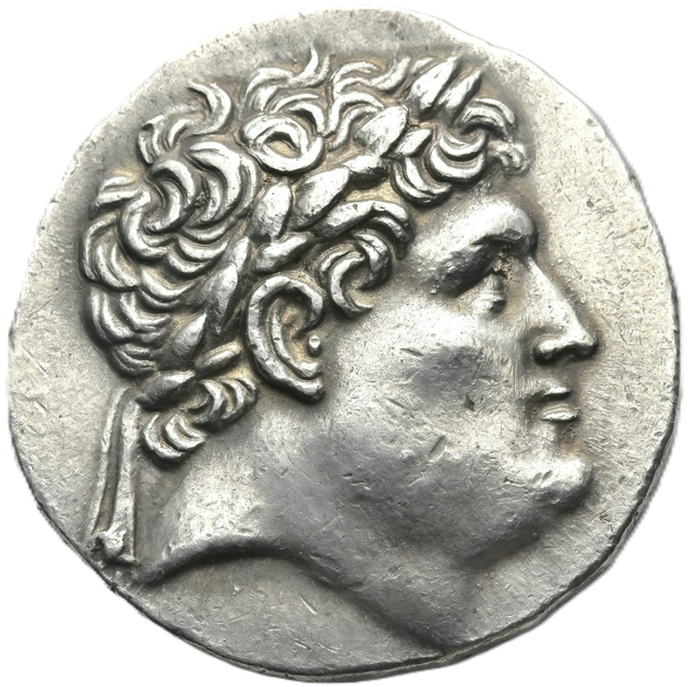 REYES DE PÉRGAMO. Eumenes II (197–159 a.C.). Pérgamo. Tetradracma. Rarísima