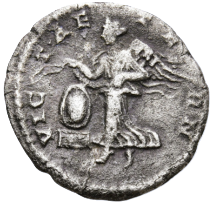 GETA (César, 198-209 d.C.). Roma. Denario de plata.