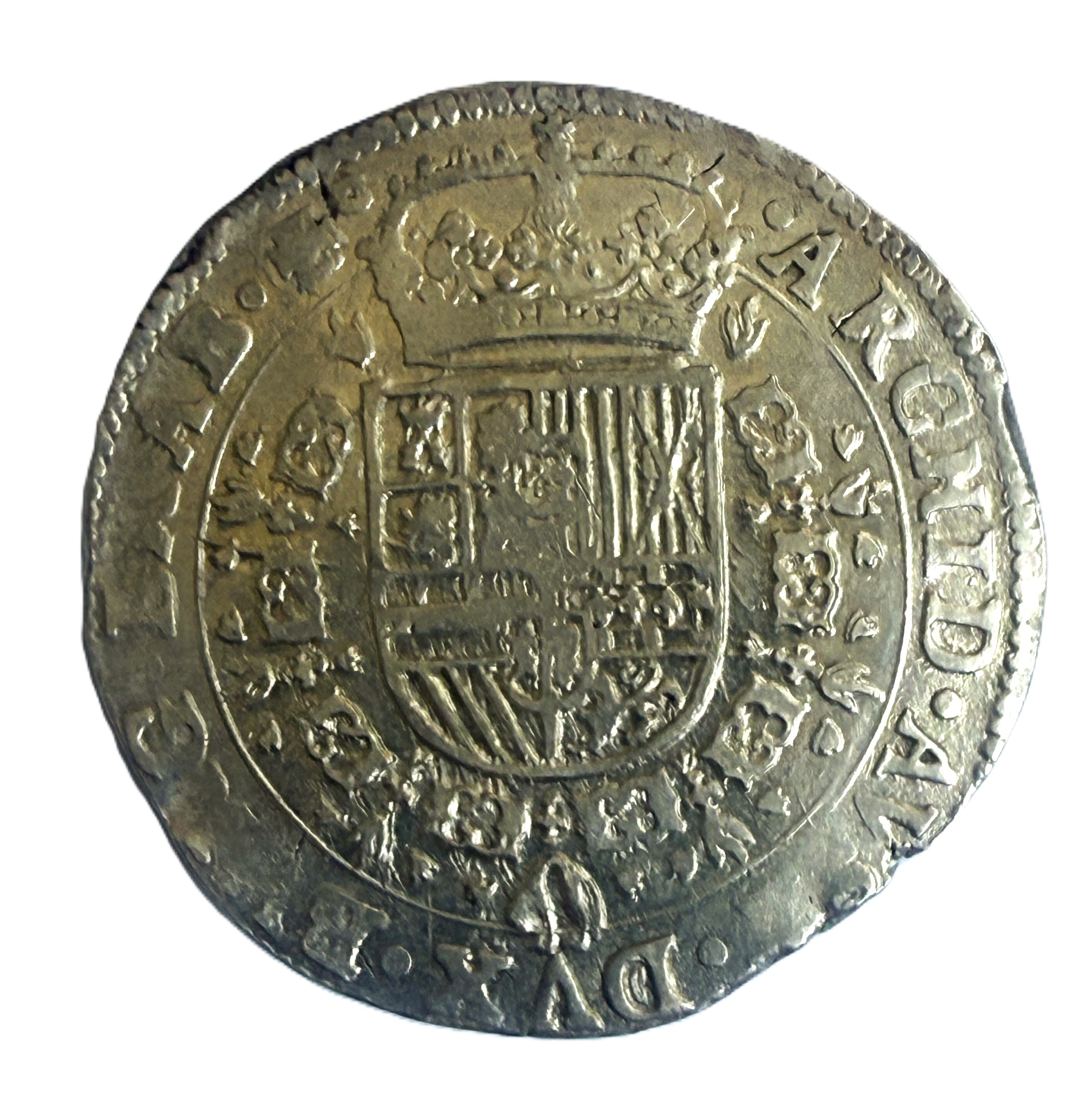 Patagón de Carlos II. Ceca de Amberes. 1672
