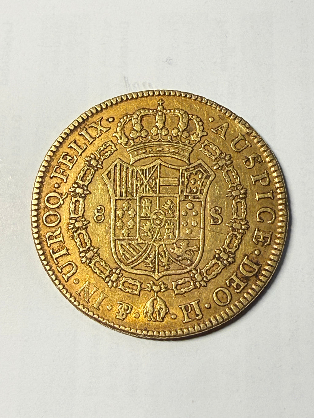 CARLOS IV. 8 (1788-1808). 8 Escudos. Potosí. 1806.