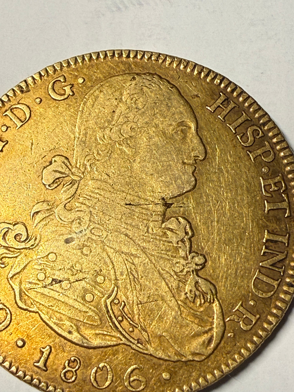 CARLOS IV. 8 (1788-1808). 8 Escudos. Potosí. 1806.