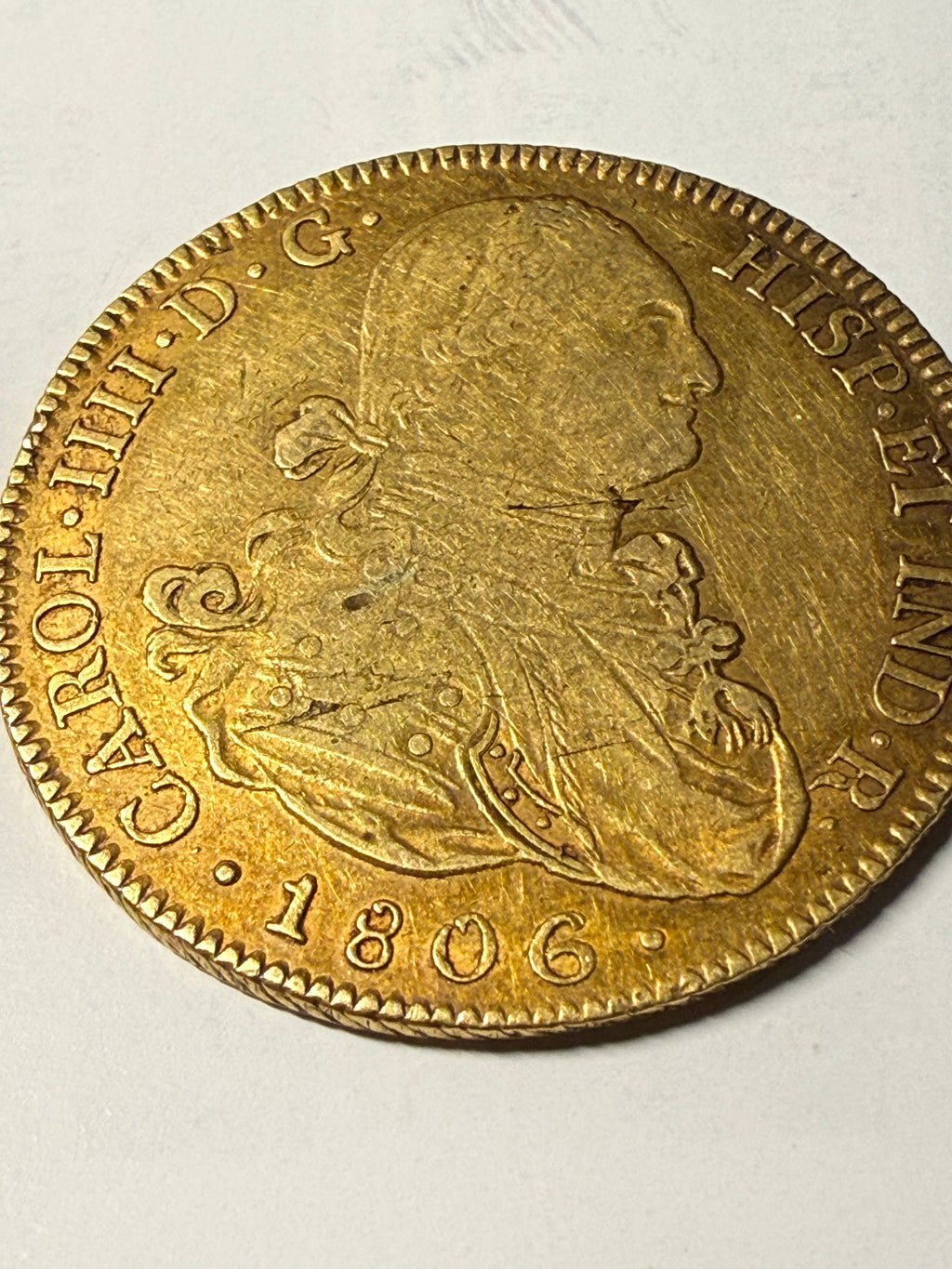 CARLOS IV. 8 (1788-1808). 8 Escudos. Potosí. 1806.