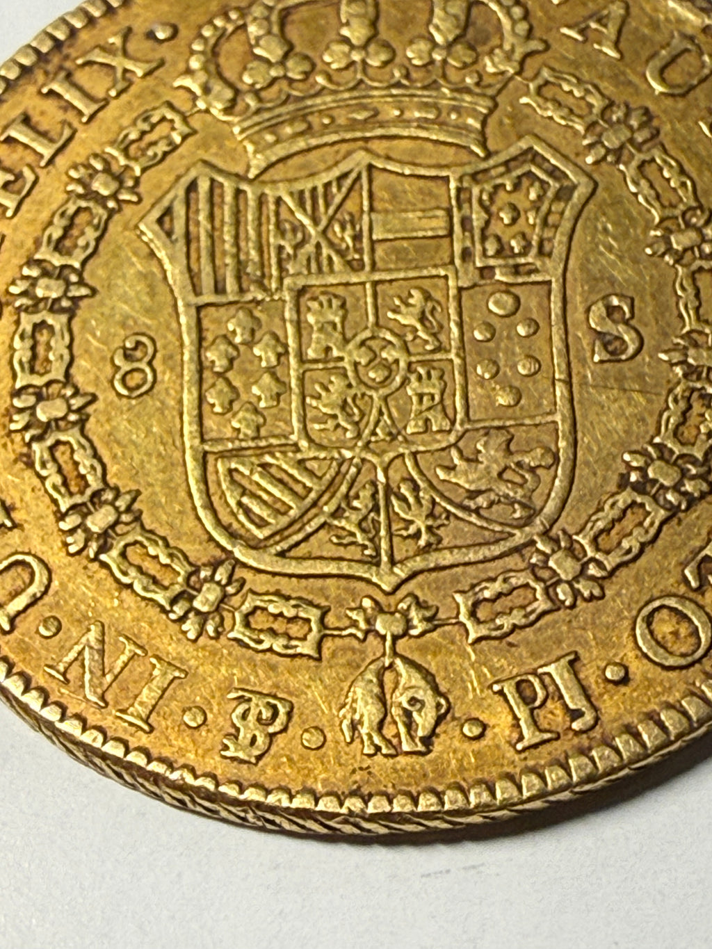 CARLOS IV. 8 (1788-1808). 8 Escudos. Potosí. 1806.