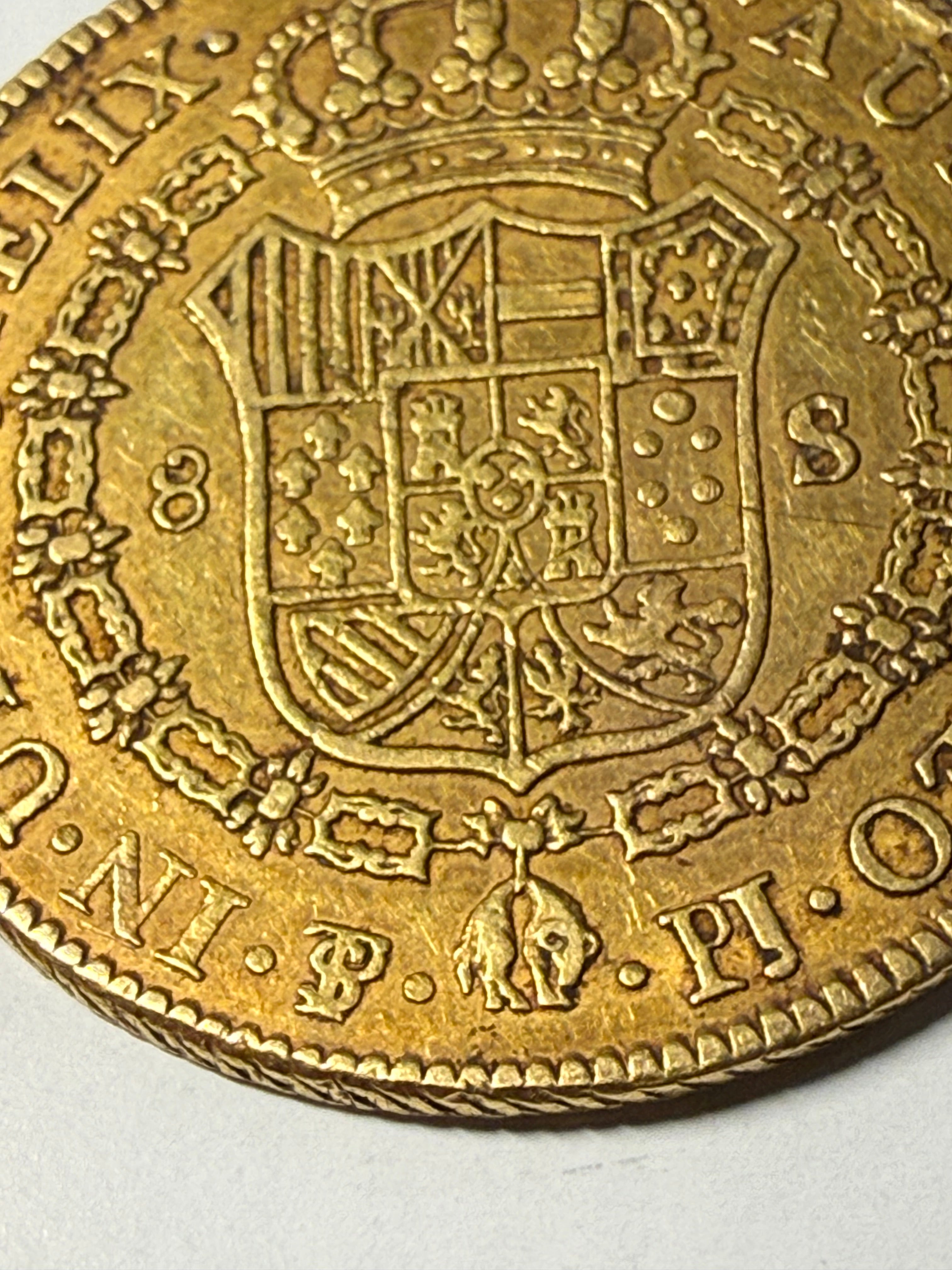 CARLOS IV. 8 (1788-1808). 8 Escudos. Potosí. 1806.