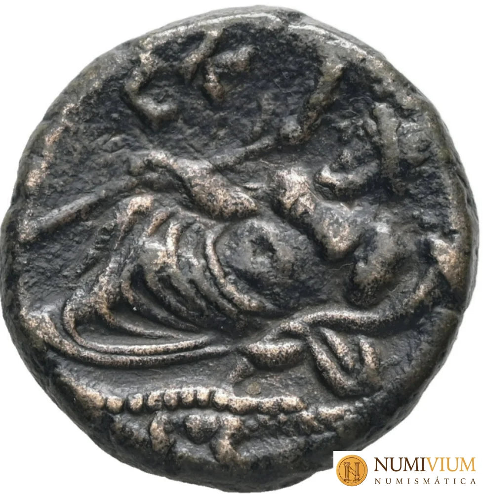ADRIANO (135/6 dC). Tetradacma de Alejandría (Egipto). RARA. Solo 3 ejemplares conocidos. MBC Tetradracma