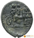 AEOLIS KYME. Bronce. Siglo II a.C.Interesante cobre con escenas clásicas.