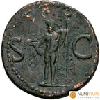 AGRIPPA. As. 37-41 d.C. Roma. (Ric-I 58). MBC+/MBC As