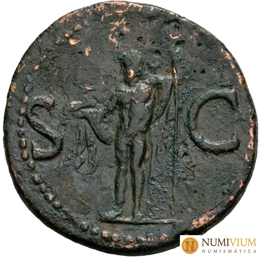 AGRIPPA. As. 37-41 d.C. Roma. (Ric-I 58). MBC+/MBC As