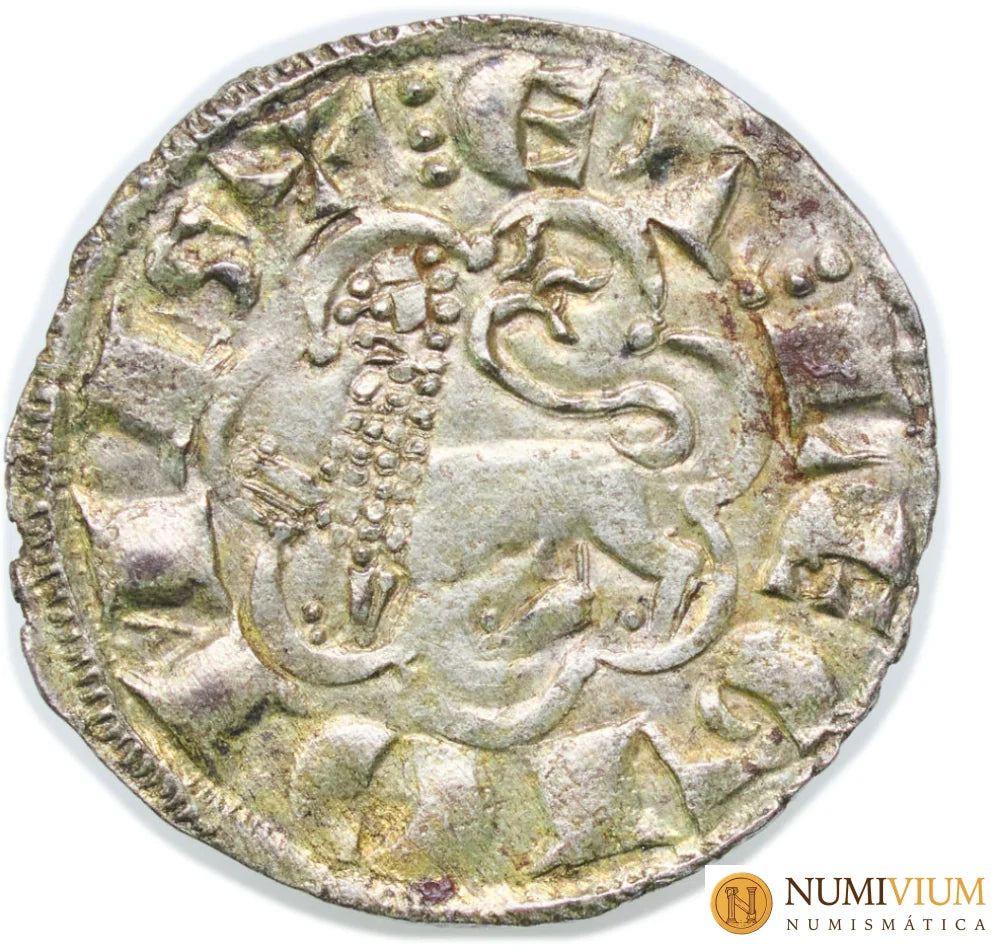 ALFONSO X (1252-1284). Dinero Alfonsí ’’de la 2ª guerra de Granada’. Burgos - Dinero