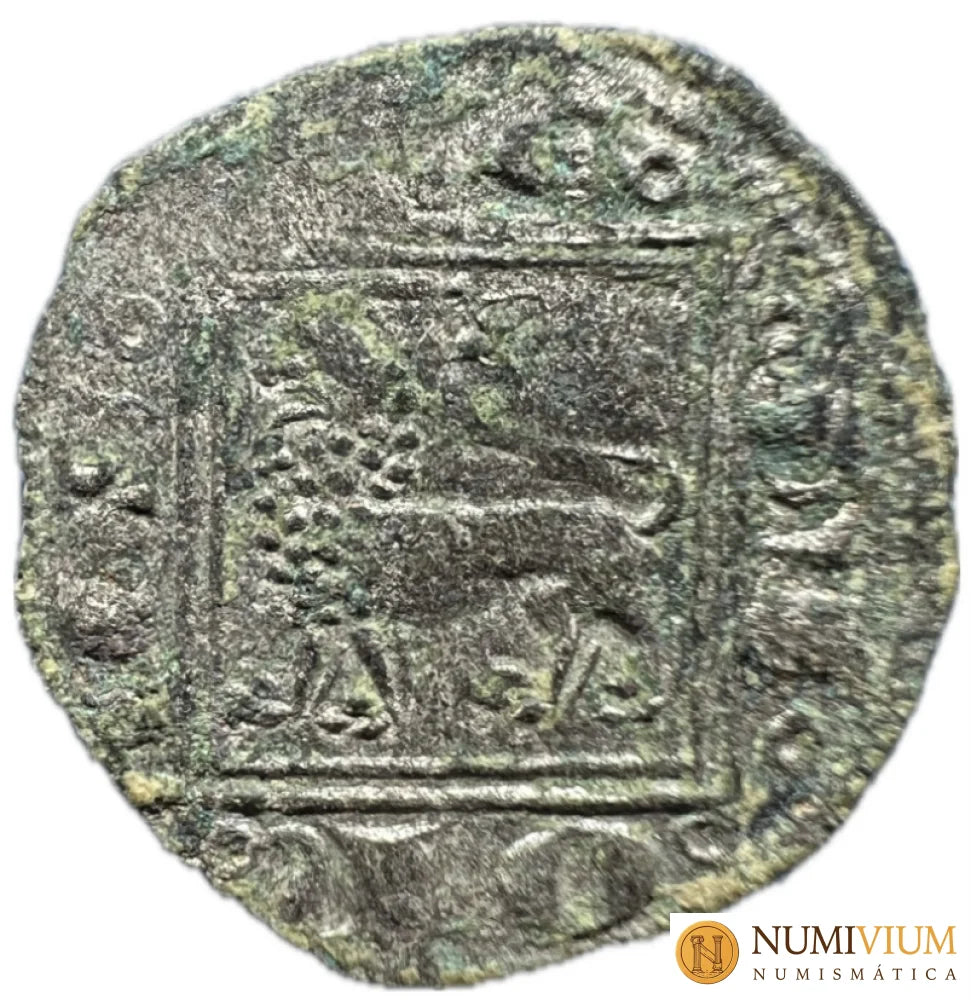 ALFONSO X (1252-1284). Óbolo. Burgos. Óbolo