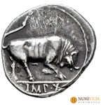 Augusto. Denario. 15-13 a.C. Lugdunum. (Ric-167a). MBC+