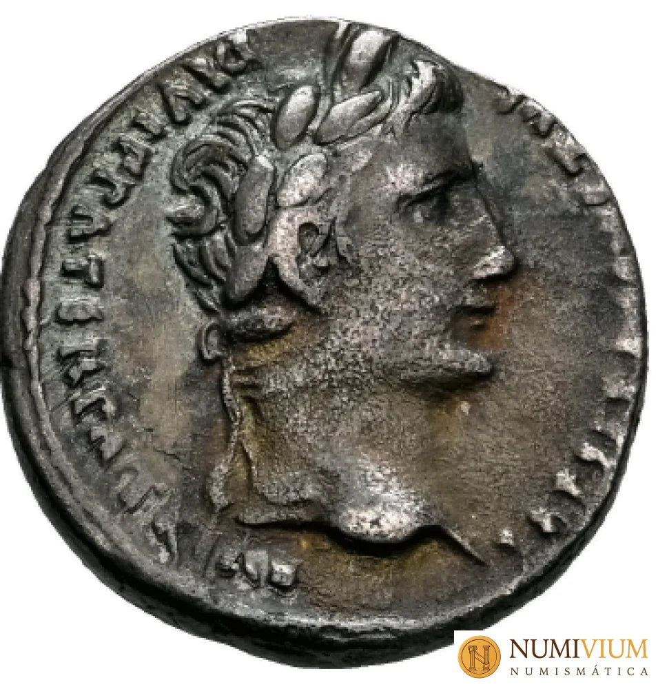 Augusto. Denario. 7-6 a. C. Lugdunum. RIC-207