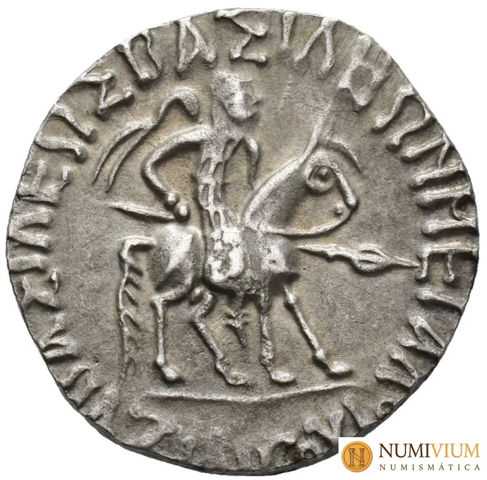 AZILISES (57-35 a.C.). Tetradracma. MBC+