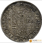 CARLOS II (1665-1700). Tari. 1687. Nápoles. EBC/EBC+. AU-55 Preciosa pátina. Tari