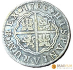 CARLOS III. 2 Reales. 1766. Madrid. MBC