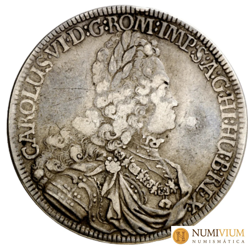 CARLOS III ARCHIDUQUE. 1721. Hall. 1 taler. Escasa. MBC-/MBC. Taler