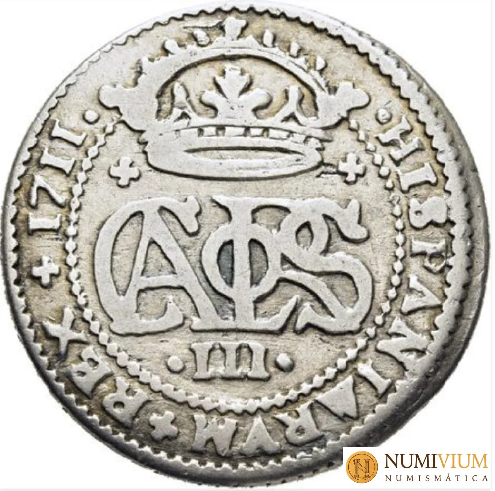 CARLOS III ARCHIDUQUE. Barcelona. 2 reales. 1711. MBC 2 Reales