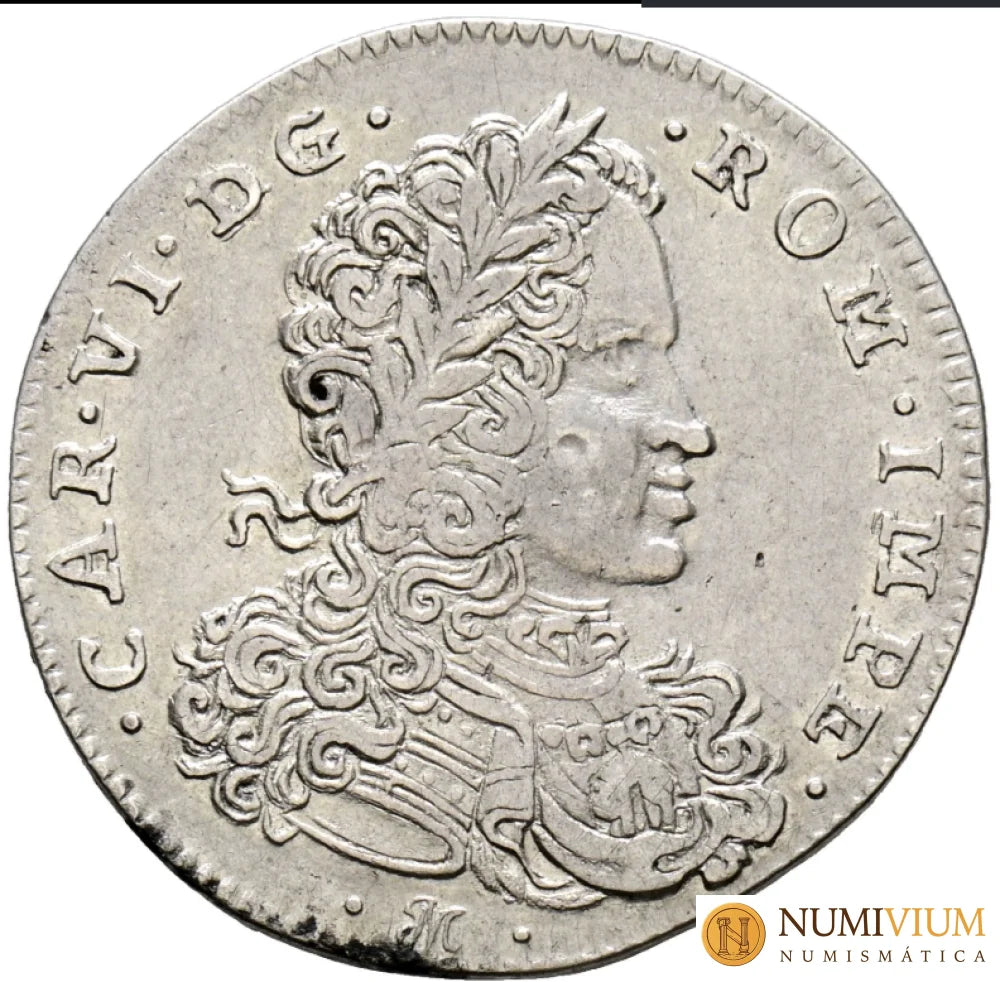 CARLOS III El Pretendiente (1700-1714). 1 Tari. 1716. Nápoles. Excelente