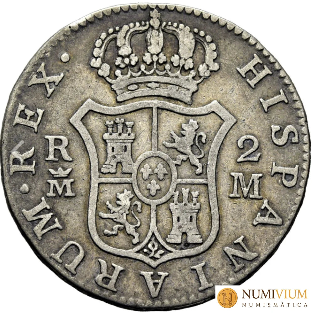 CARLOS III. Madrid. 2 reales. 1788. M. BC+ 2 Reales