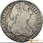 CARLOS III. Madrid. 2 reales. 1788. M. BC+ 2 Reales