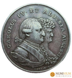 Carlos IV (1788-1808). Medalla de proclamación. 1789. Soria. Escasa - Medalla