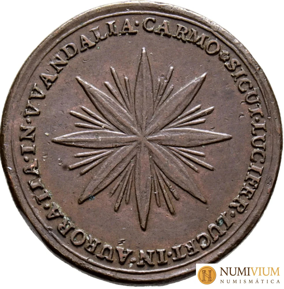CARLOS IV (1788-1808). Medalla Proclamación en Carmona (Sevilla). 1789. MBC+ Medalla