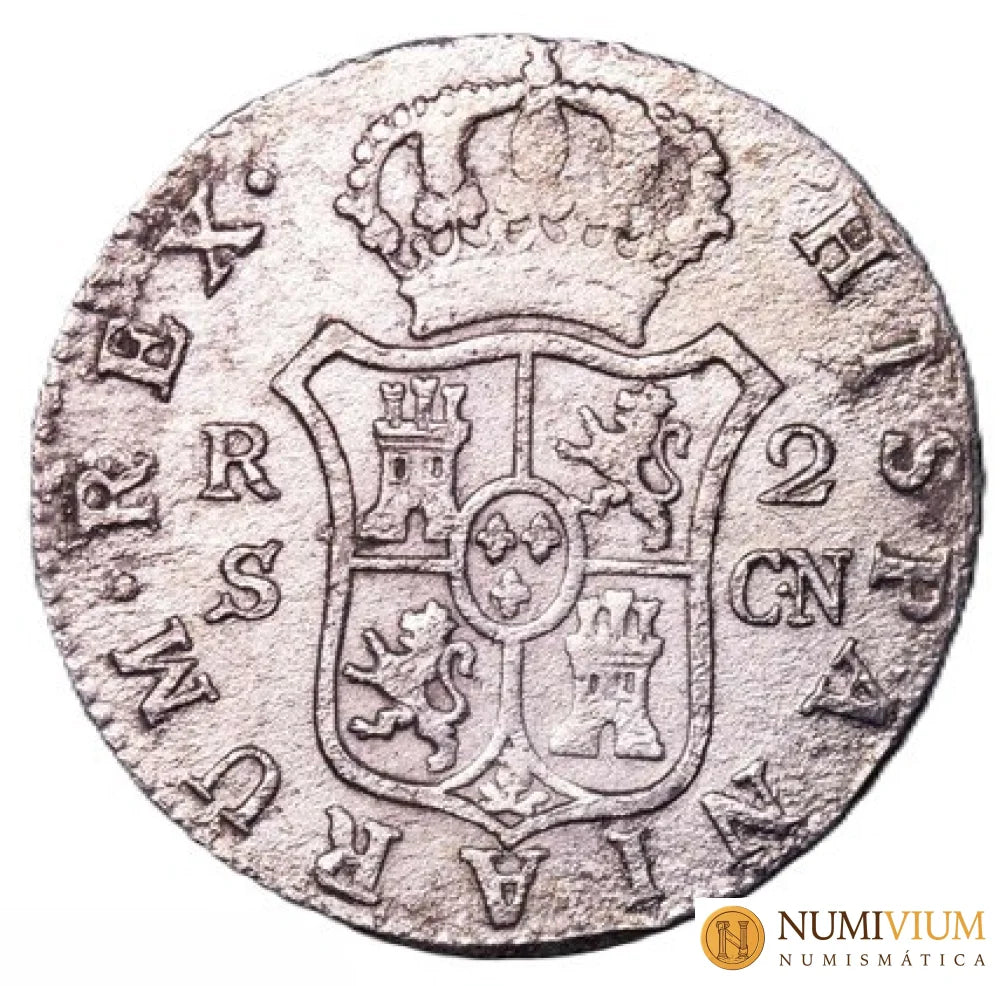 CARLOS IV. 2 Reales. 1799. Sevilla