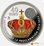 CARTERITA MONEDA 40 EUR 2024 X PROCLAMACIÓN FELIPE VI