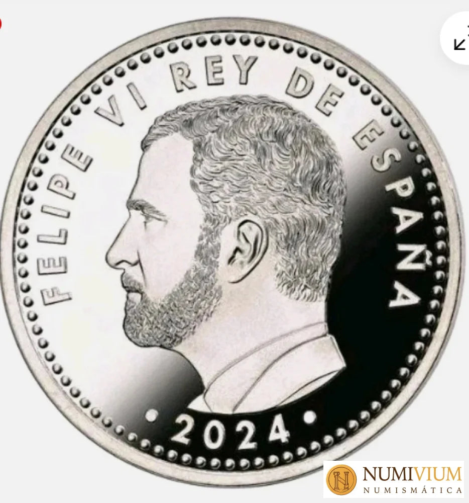 CARTERITA MONEDA 40 EUR 2024 X PROCLAMACIÓN FELIPE VI