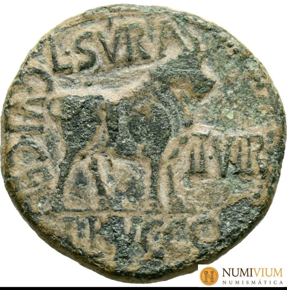 CELSE (Velilla del Ebro Zaragoza). As.Epoca de Augusto (27 a.C.-14 d.C.). MBC- As