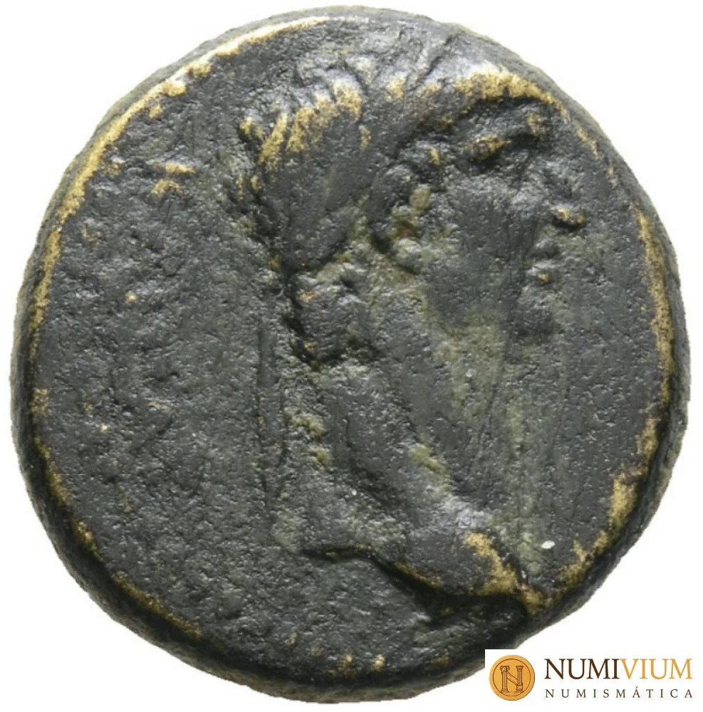 CLAUDIO 41-54 dC. Frigia Cadi. Hemiassarion de Oricalco. Hemassarion