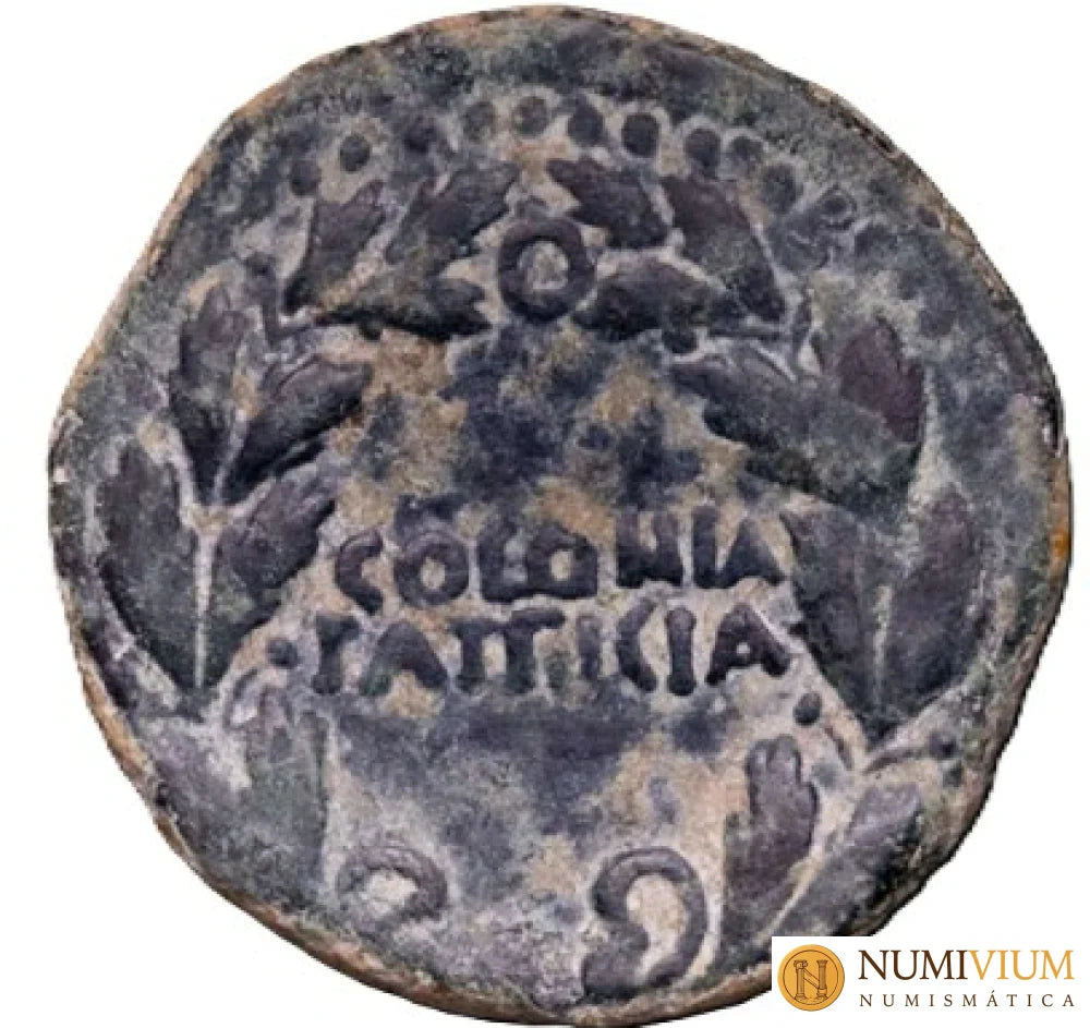 COLONIA PATRICIA (CÓRDOBA). Augusto. As de bronce.