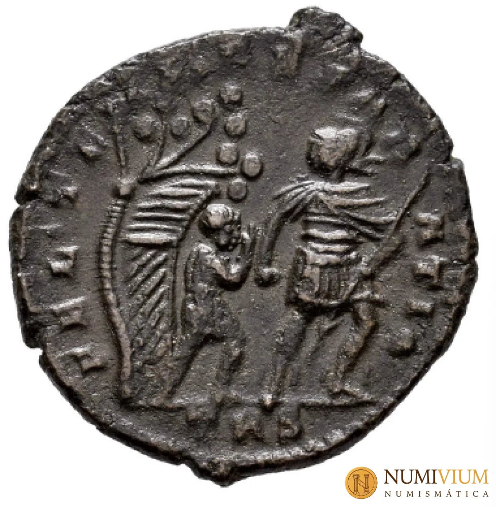 Constancio II. Centenional. 348-350 d.C. Treveri. (Ric-VIII 222). Centenional