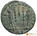 Constancio II. Follis. 333-334 d.C. Treveri. (Ric VII-558 var.).