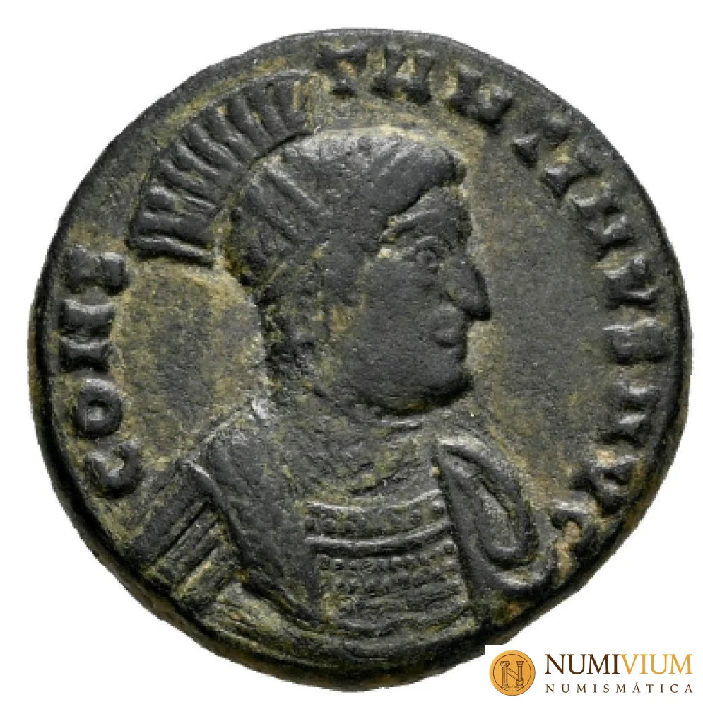 Constantino I. Follis. 319-320 d.C. Lugdunum. (Ric-VII 65). RARA Follis