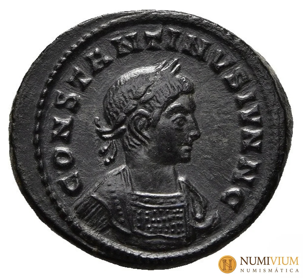 Constantino II (César) · Follis · c. 321 d.C. Lugdunum. RIC VII 146 var.