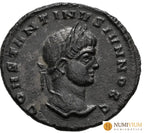 Constantino II. Follis. 320-321 d.C. Siscia. (Ric-VII 163).