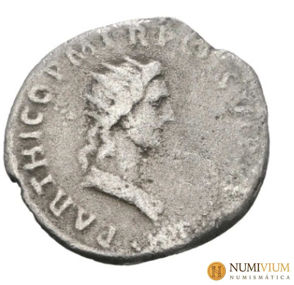 Denario Emperador Trajano (98-117) RIC II-326. Reverso: Sol Denario