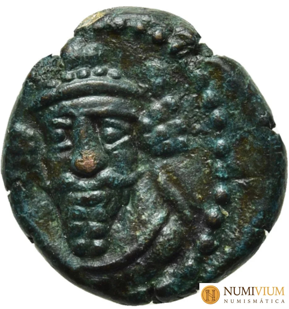 Reyes de Elymais. Orodes IV (c. 150-200 dC.). Dracma de bronce.