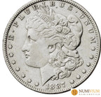 Estados Unidos. 1887. Morgan Dollar. O (Nueva Orleans). 1 dólar. Plata