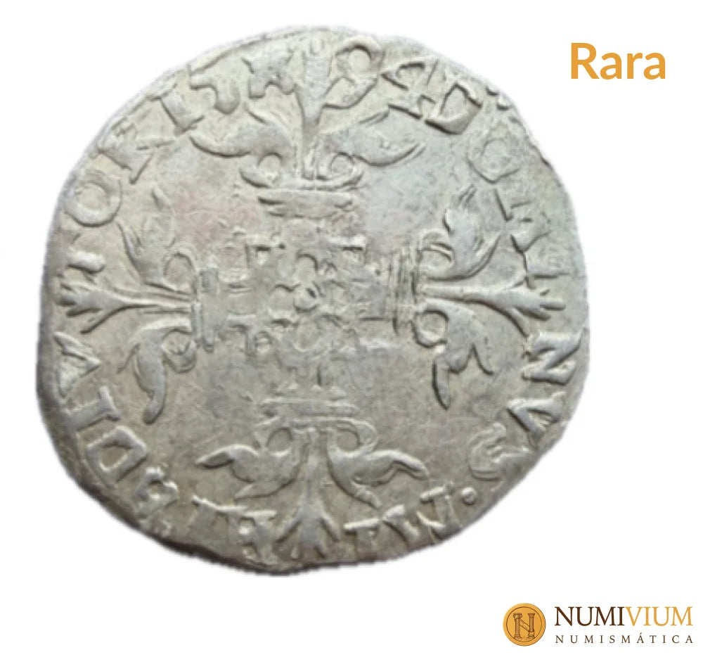 Felipe II (1556- 1598). 1/20 de escudo felipe. 1594. Tournai. Rara - 1/20 de Escudo
