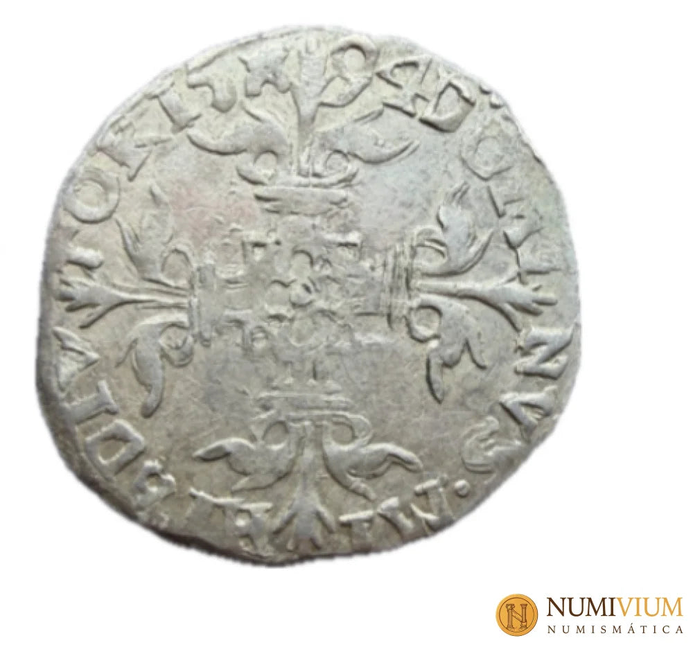 Felipe II (1556- 1598). 1/20 de escudo felipe. 1594. Tournai. Rara - 1/20 de Escudo